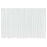 Tenda in Pizzo con tende Bianco 200 x 600 cm Poliestere