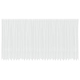 Tenda in Pizzo con tende Bianco 245 x 750 cm Poliestere