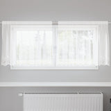 Tenda in Pizzo con tende Floreale Bianco 80 x 200 cm Poliestere