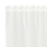 Tenda in Pizzo con tende Bianco 160 x 1200 cm Poliestere