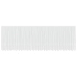 Tenda in Pizzo con tende Bianco 220 x 1200 cm Poliestere