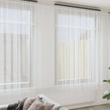 Tenda in Pizzo con tende Bianco 260 x 1200 cm Poliestere