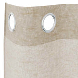 Tenda in Velo con tende 2 pcs Sabbia 245 x 140 cm Poliestere