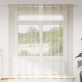 Tenda in Velo con tende 2 pcs Sabbia 245 x 140 cm Poliestere