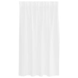 Tenda in Velo con tende 2 pcs Bianco 140 x 140 cm Poliestere