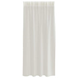 Tenda in Velo con tende 2 pcs Crema 175 x 140 cm Poliestere