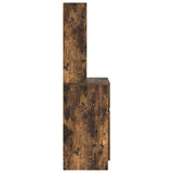 Comodino Rovere Fumo 39x35x125 cm in Legno truciolato