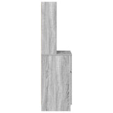 Comodino Grigio Sonoma 39x35x125 cm in Legno truciolato