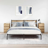 Comodini con 3 Cassetti 2 pz Rovere Artigianale 39x35x65 cm