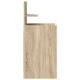 Comodino con 2 Cassetti Rovere Sonoma 38x34x80 cm