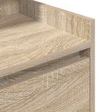 Comodino con 2 Cassetti Rovere Sonoma 38x34x80 cm