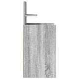 Comodini con 2 Cassetti 2 pz Grigio Sonoma 38x34x80 cm