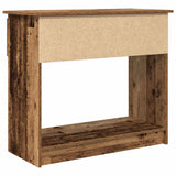 Tavolo Consolle con Cassetti Legno Antico 85,5x38,5x74,5 cm