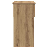 Tavolo Consolle Cassetti Rovere Artigianale 85,5x38,5x74,5 cm
