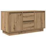 Mobile Porta TV con Luci LED Rovere Artigianale 100x41x50 cm