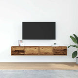 Mobili Porta TV 2 pz Legno Antico 80x31x25,5 cm in Truciolato