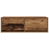 Mobili Porta TV 2 pz Legno Antico 80x31x25,5 cm in Truciolato