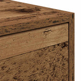Mobili Porta TV 2 pz Legno Antico 80x31x25,5 cm in Truciolato