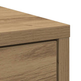 Credenza con Cassetto Rovere Artigianale 80x34x76 cm Truciolato