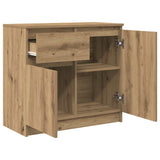 Credenza con Cassetto Rovere Artigianale 71x35x65 cm Truciolato