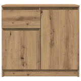 Credenza con Cassetto Rovere Artigianale 71x35x65 cm Truciolato