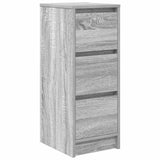 Credenza Grigio Sonoma 29,5x34x76 cm in Legno truciolato