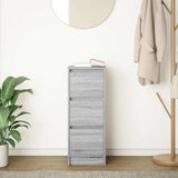 Credenza Grigio Sonoma 29,5x34x76 cm in Legno truciolato