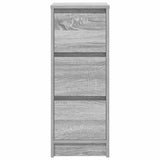 Credenza Grigio Sonoma 29,5x34x76 cm in Legno truciolato