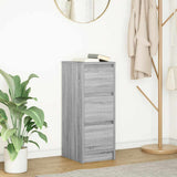 Credenza Grigio Sonoma 29,5x34x76 cm in Legno truciolato