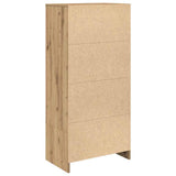 Armadio con Cassetto Rovere Artigianale 55,5x34x119,5 cm