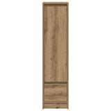 Credenza Alta Rovere Artigianale 29,5x34x119,5 cm in Truciolato
