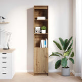 Credenza Alta Rovere Artigianale 37,5x35x180 cm in Truciolato