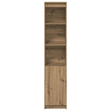 Credenza Alta Rovere Artigianale 37,5x35x180 cm in Truciolato