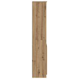 Credenza Alta Rovere Artigianale 37,5x35x180 cm in Truciolato