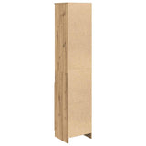 Credenza Alta Rovere Artigianale 37,5x35x180 cm in Truciolato