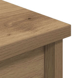 Credenza Alta Rovere Artigianale 37,5x35x180 cm in Truciolato