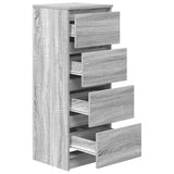 Credenza Grigio Sonoma 37,5x35x99 cm in Legno truciolato