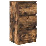 Credenza Rovere Fumo 37,5x35x76 cm in Legno truciolato