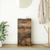 Credenza Rovere Fumo 37,5x35x76 cm in Legno truciolato
