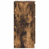 Credenza Rovere Fumo 37,5x35x76 cm in Legno truciolato