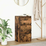 Credenza Rovere Fumo 37,5x35x76 cm in Legno truciolato