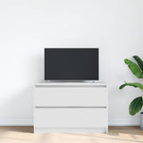 Mobile Porta TV Bianco 80x35x54 cm in Legno truciolato