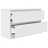 Mobile Porta TV Bianco 80x35x54 cm in Legno truciolato