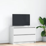 Mobile Porta TV Bianco 80x35x54 cm in Legno truciolato