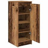 Scarpiera Legno Antico 29,5x34x76 cm in Legno truciolato
