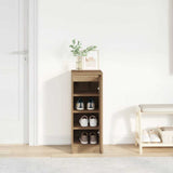 Scarpiera Rovere Artigianale 29,5x34x76 cm in Legno truciolato