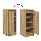 Scarpiera Rovere Artigianale 29,5x34x76 cm in Legno truciolato
