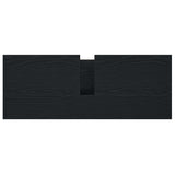 Mobile Lavabo da Bagno con Cassetti Rovere Nero 90x34,5x60 cm