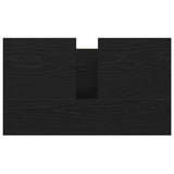 Mobile Lavabo da Bagno Nero 60x34,5x60 cm