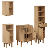 Set Mobili da Bagno 4 pz OTTA in Legno Massello di Pino